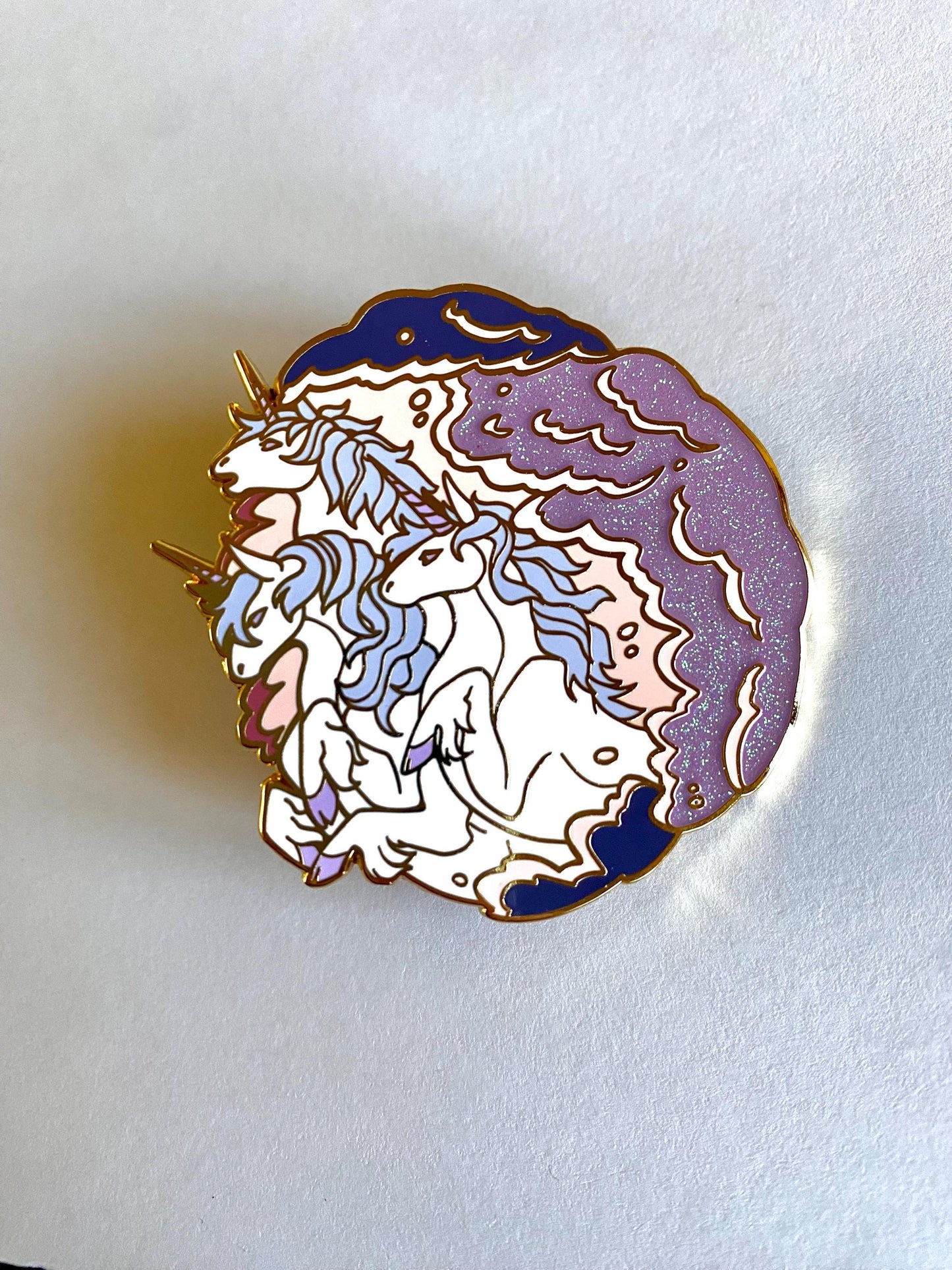 Red Bull | Sea Unicorns | Butterfly Forest - Last Unicorn Glitter Enamel Pins