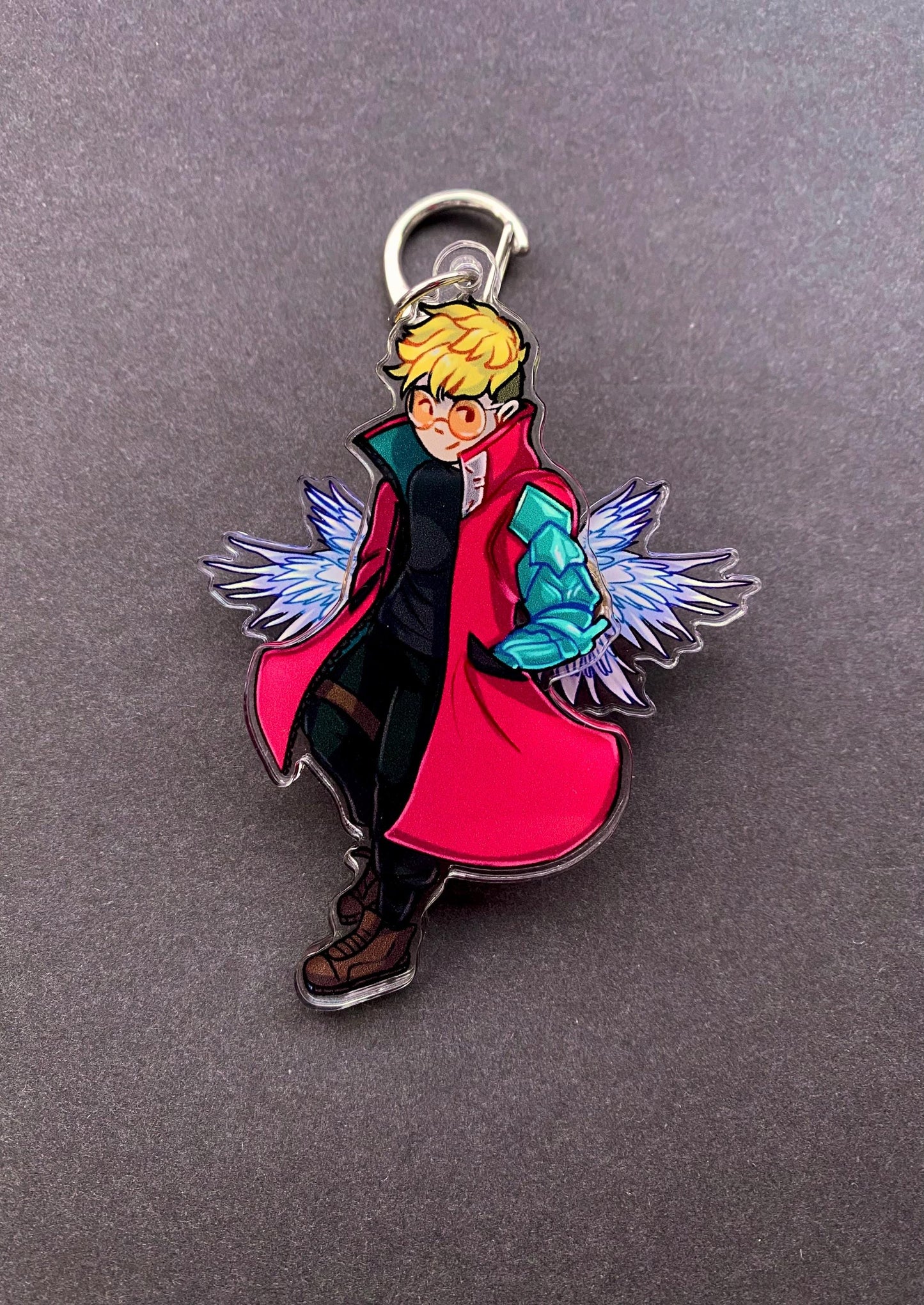 Grain | Angel Devil | Hawks | Vash | Philza - Flapping Acrylic Keychains