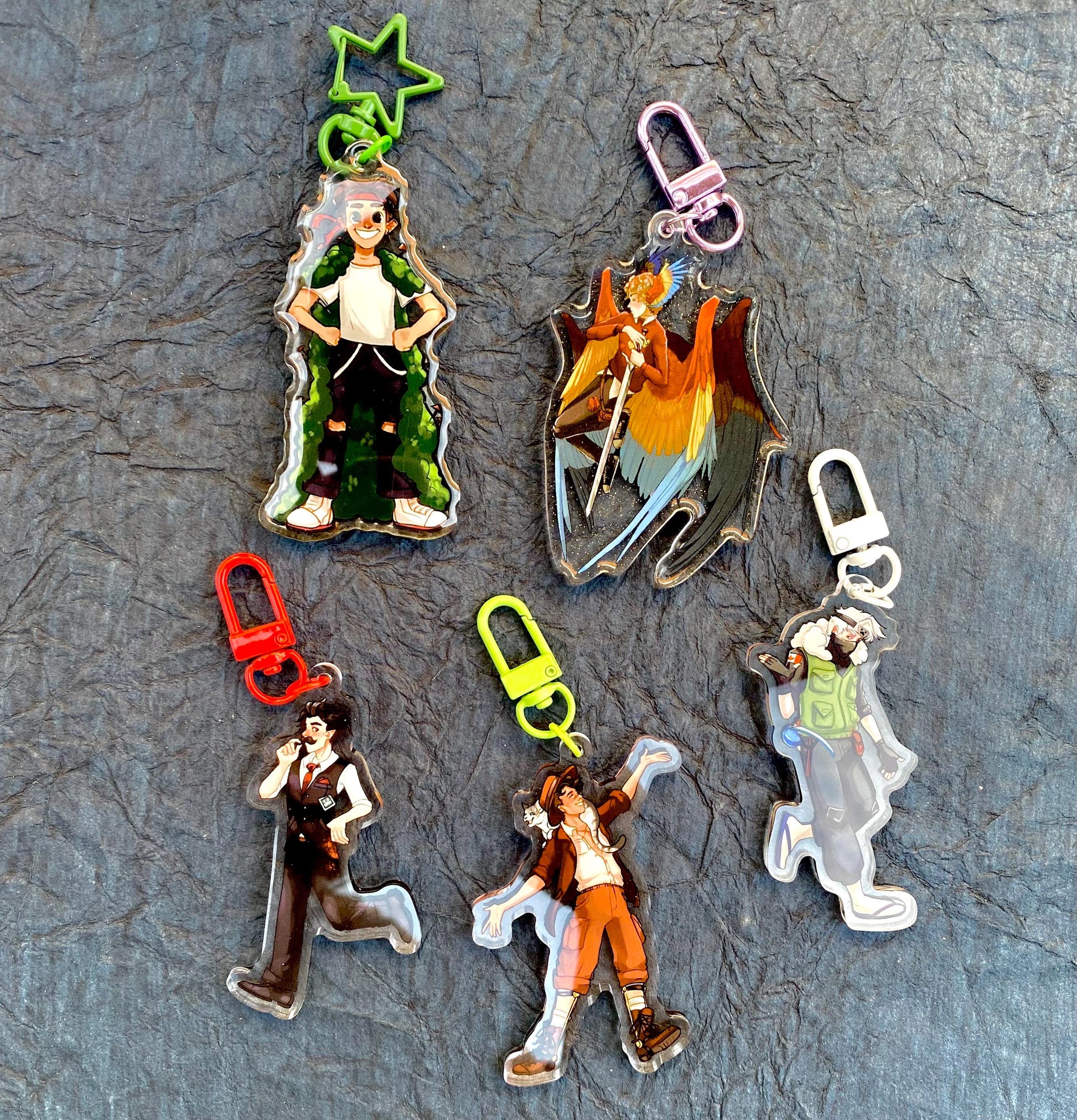 Hermits - Keychain - Grain | Scar | Mumbo | Etho| Bdubs