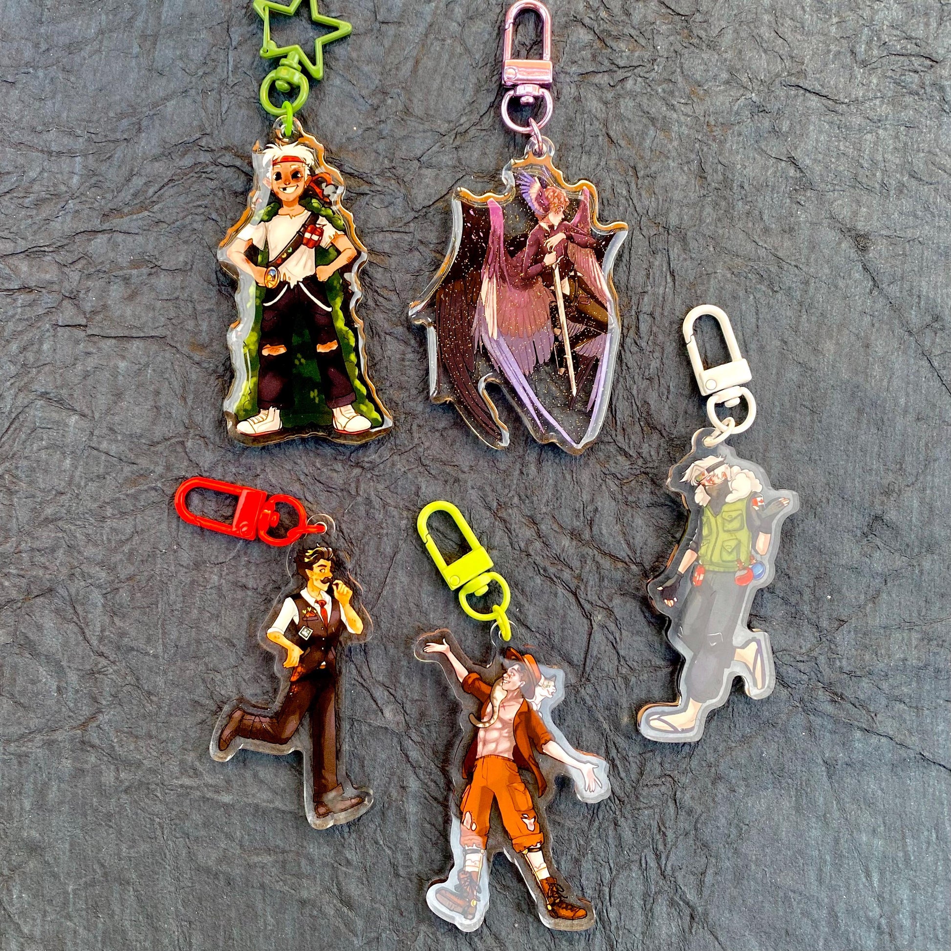 Hermits - Keychain - Grain | Scar | Mumbo | Etho| Bdubs
