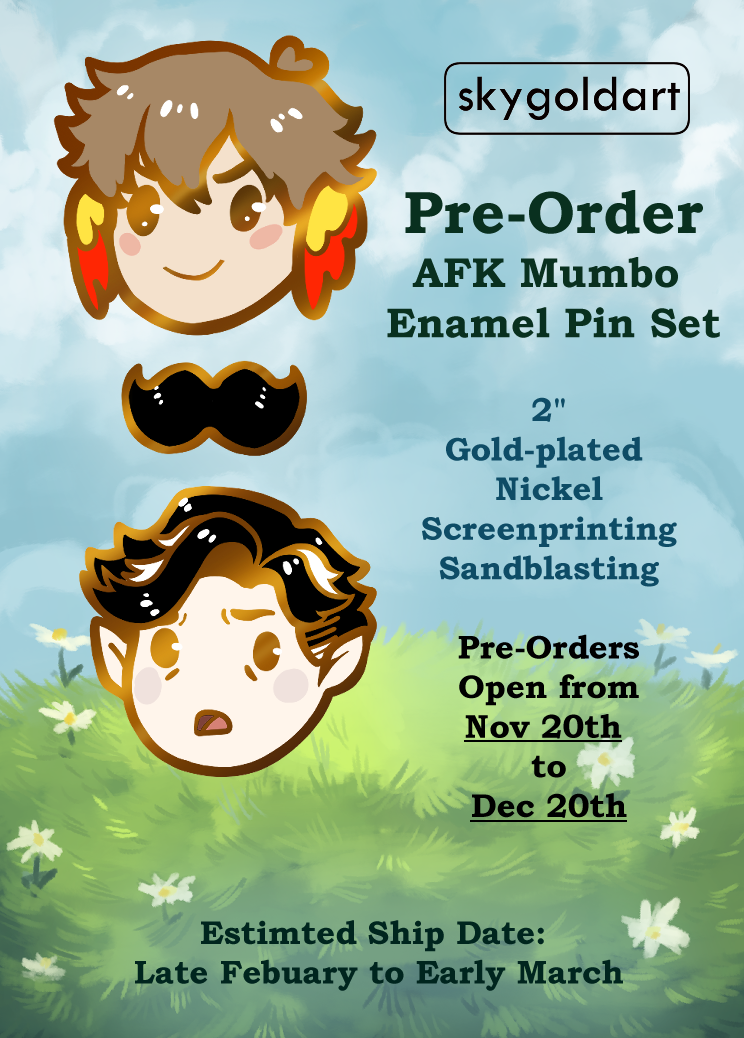 Mumbo AFK - Enamel Pin - PREORDER
