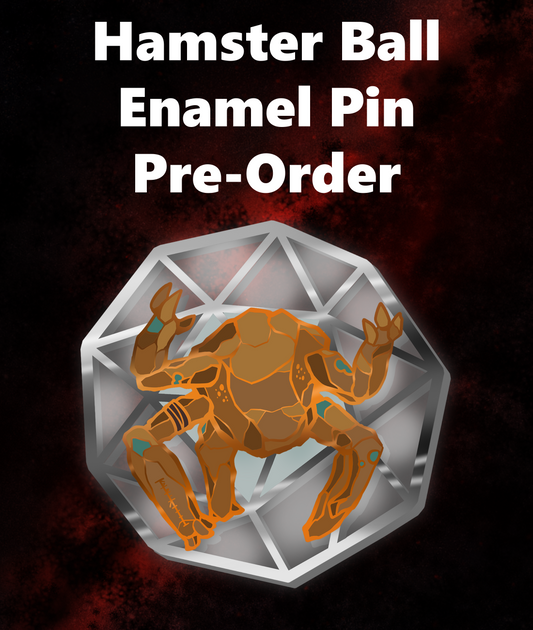 PHM - Hamster Ball - Spinning Enamel Pin - PREORDER
