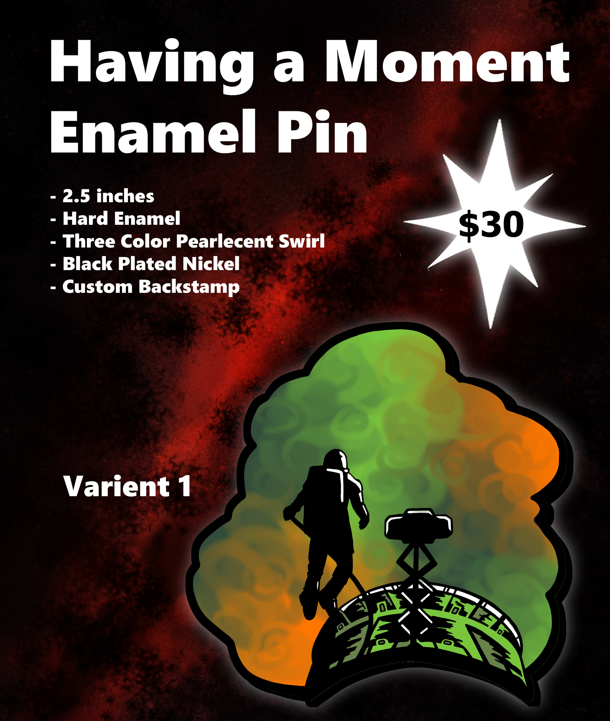 PHM - Having a Moment - Varient 1 - Enamel Pin - PREORDER